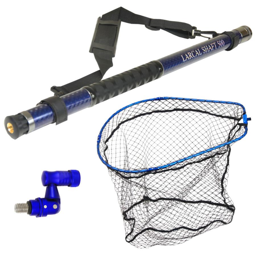 おり釣具 カーボン玉の柄 ラーカルシャフト 折りたたみランディング