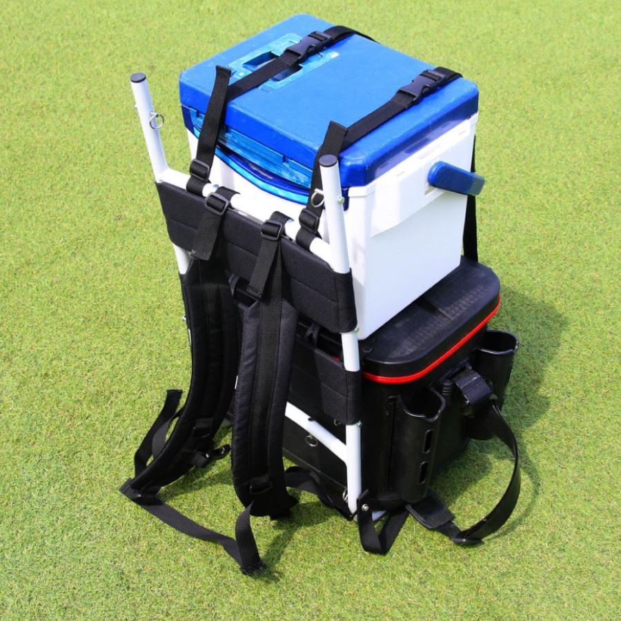 おり釣具 軽量 アルミ 金次郎の背負子 しょいこ M (ori-782906) : 船竿