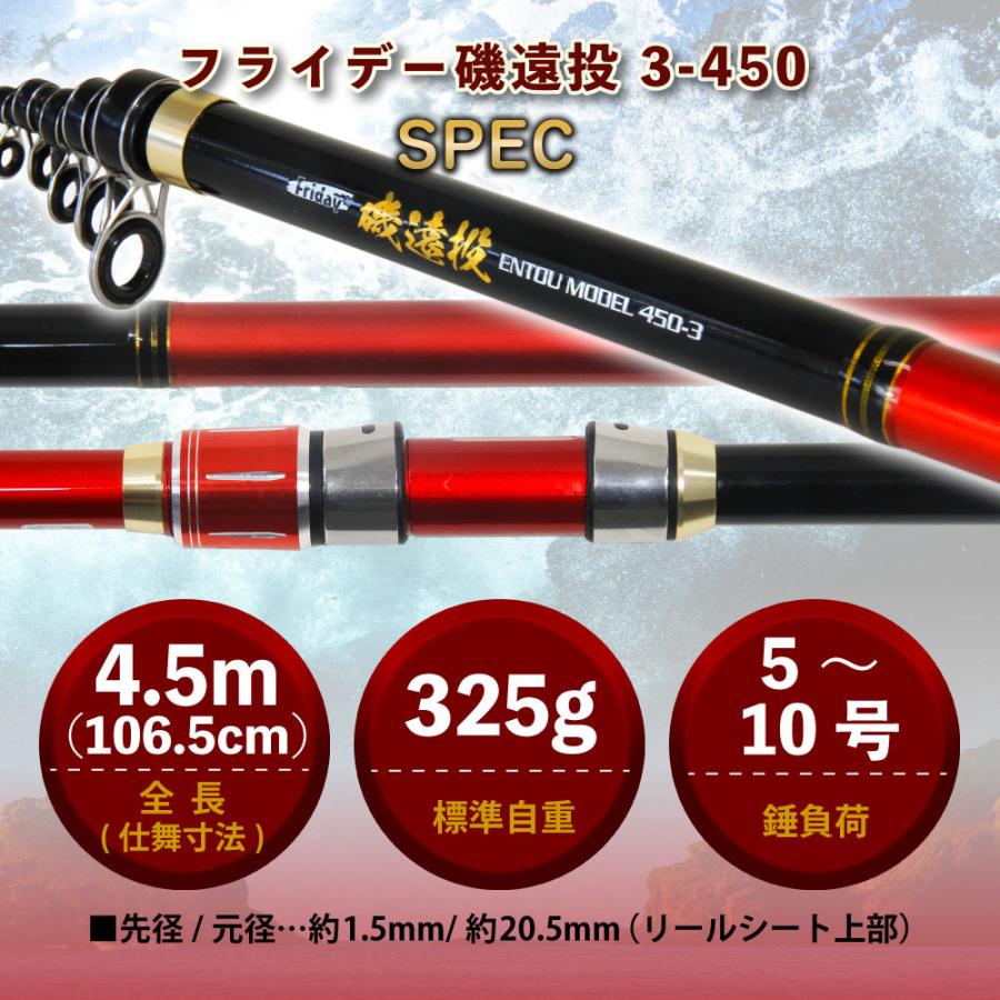 おり釣具 カゴ釣り ぶっこみ釣り フライデー磯遠投 3-450(5-10号)(ori