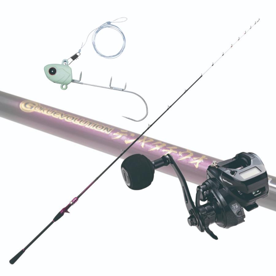 おり釣具 送料無料 テンヤ付きセット ゴクスペ ゴクエボリューション