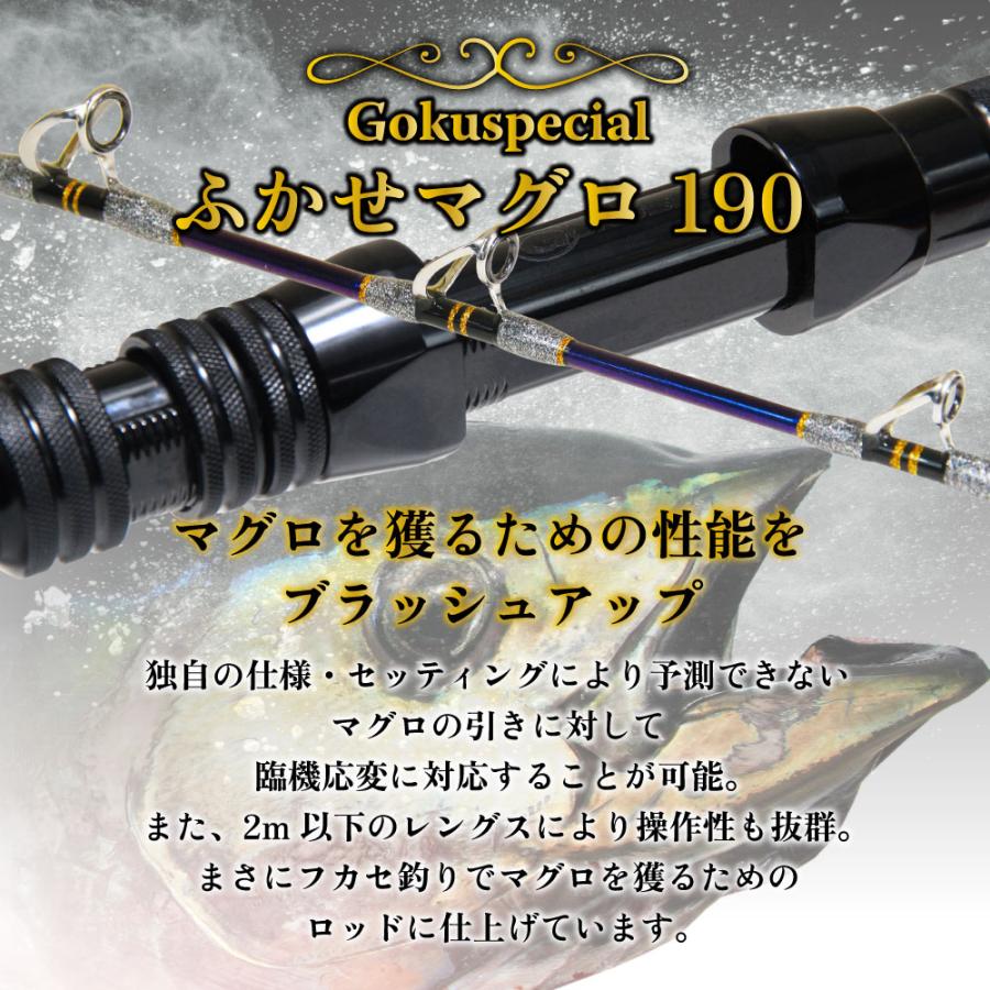 おり釣具 マグロフカセ190＆シーボーグG800MJセット(ori-funeset657 