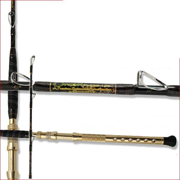 送料無料 アウトレットGokuspe最高級総糸巻船竿 ORCAFIN 220-150P (out