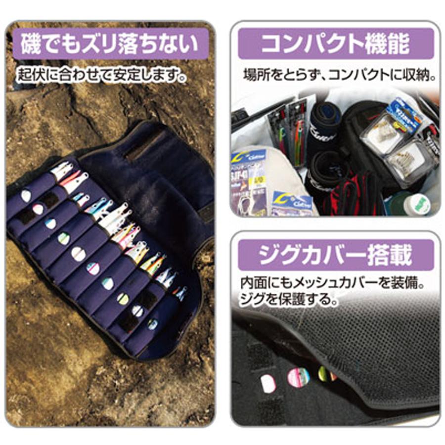 撃投ジグ15本セット　巻き巻きジグケースLL オーナー 撃投 巻き巻きジグケース L レッド(owner-377808)爆買 : 船竿