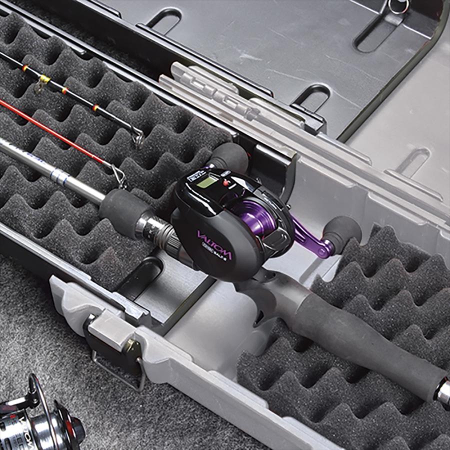 △PROX コンテナギア5レングスハードロッドケース150-220cm/ブラック