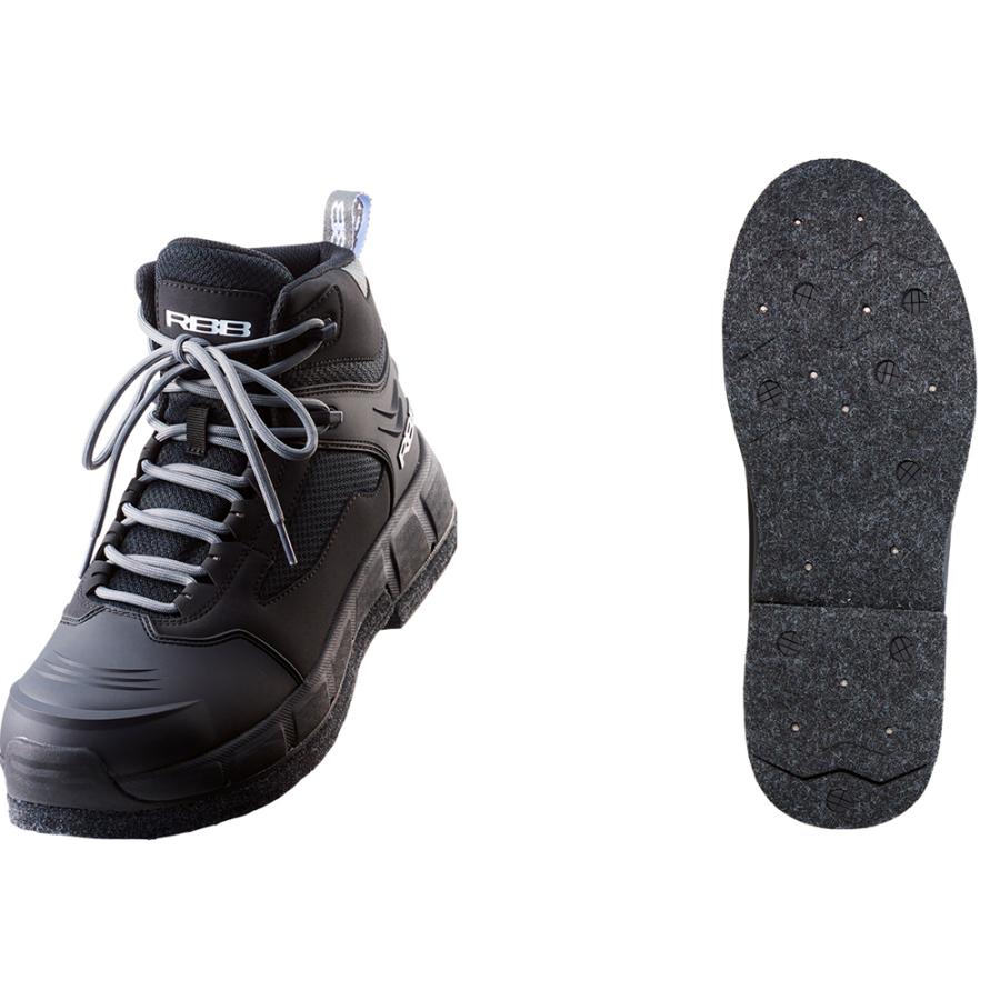 RBB ロックショア　フェルトスパイク　シューズ　3L RBB ロックショアスパイクシューズTG - RIVALLEY FISHING