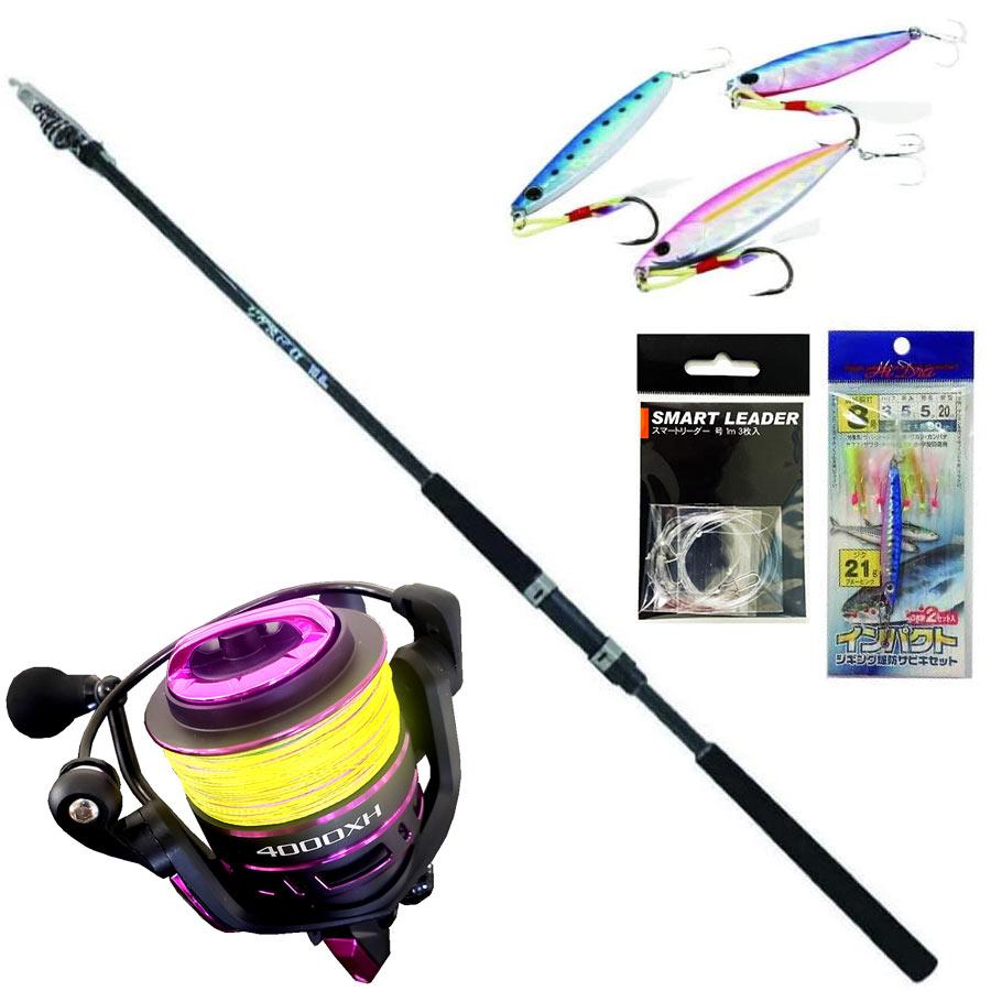 釣竿セット おり釣具 Friday エギングロッド ＆ ライン付きリール セット