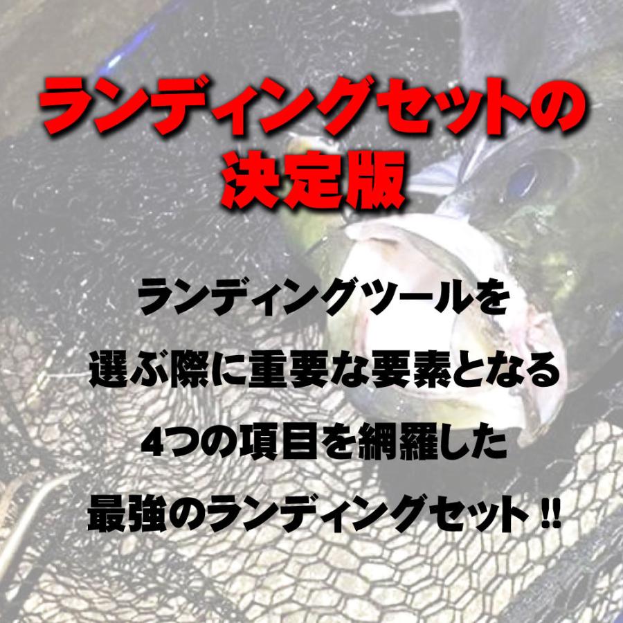 【送料無料】ランディング3点セット BLUE LARCAL 玉ノ柄600+ランディングネットM+ジョイントパーツ (sip-netset04-m)|ori|03