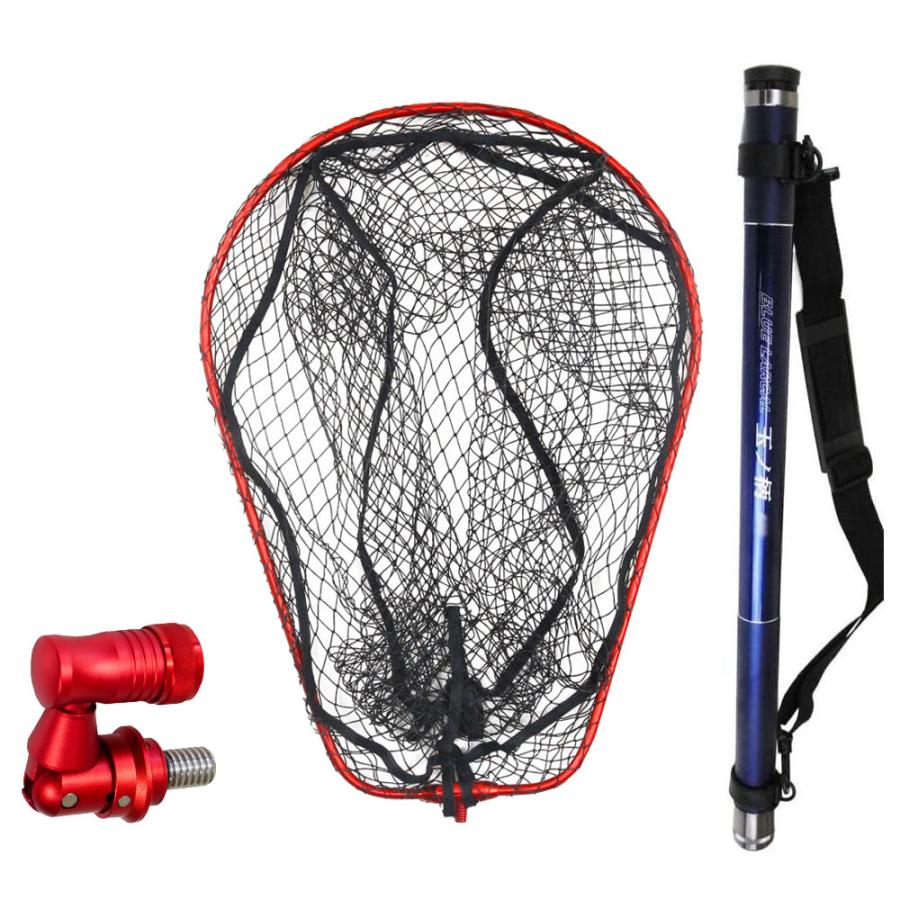 おり釣具 BLUE LARCAL 玉ノ柄 550 ランディングネット セット 釣り具用品 たも網 【中古】 52604R18 おり釣具 ランディング3点セット BLUE LARCAL 玉ノ柄550+ランディング
