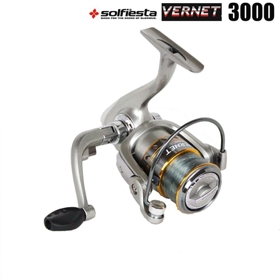 糸付スピニングリール Solfiesta スピニングリール Vernet バーネット 3000 4号 115ｍ付 Solf Solf おり釣具 ヤフー店 通販 Yahoo ショッピング