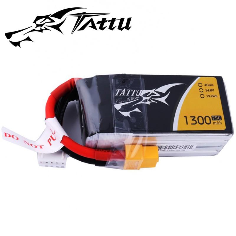 TATTU製 14.8V 1300mAh 75C 4S 高性能 バッテリー ワルケラ F210