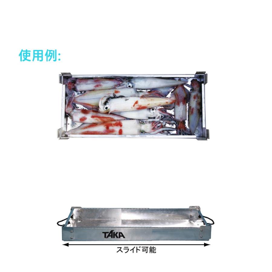 タカ産業 T-165 アルミ製イカトロ箱 S(taka-403949) : 船竿 沖