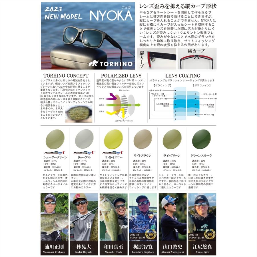 TORHINO(トライノ) NYOKA(ニョカ) ブラック/シューターグリーン/シルバーミラー(torh-790577）｜サングラス　偏光 送料無料 TORHINO(トライノ) NYOKA(ニョカ) ブラック/シューター