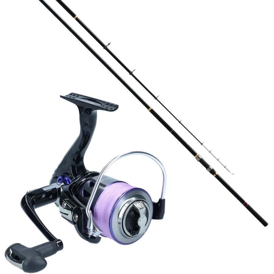 ダイワ エンブレム インターラインロッド、レバーブレーキリール セット