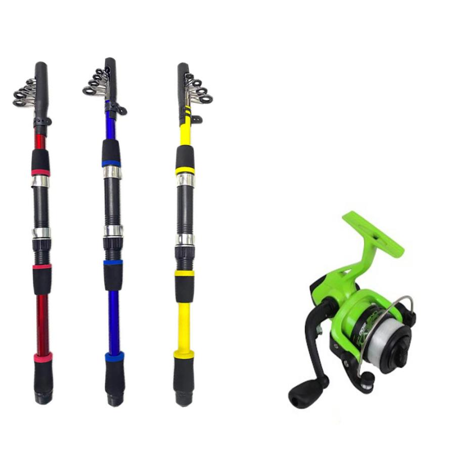 おり釣具 ちょい投げ 穴釣り パックロッド ＆ リール 210 セット