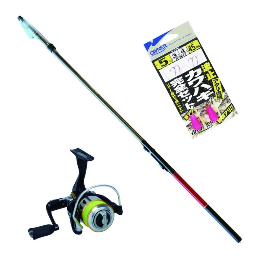 おり釣具 トリビュートサビキ 3-400＆スポーツライン TG V-MAX 2500DX