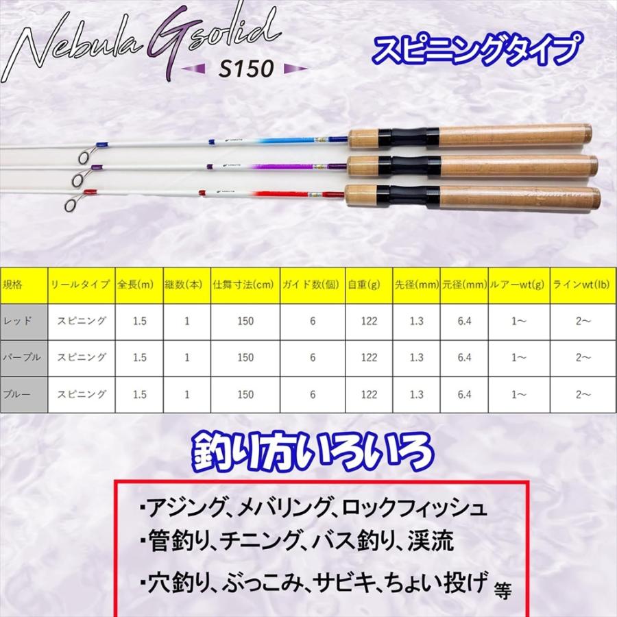 UNICITE グラスソリッドロッドNebula (ネビュラ) G Solid S150