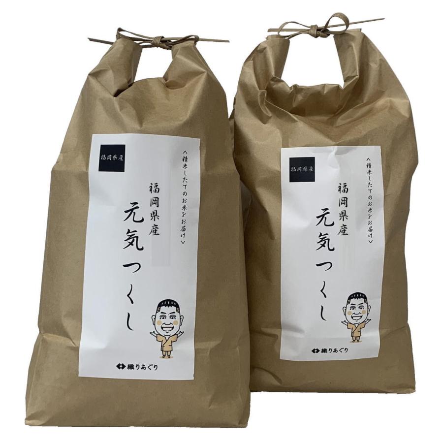 米 10kg (5kg × 2袋) 福岡県産 元気つくし 令和7年度産 玄米 お米 