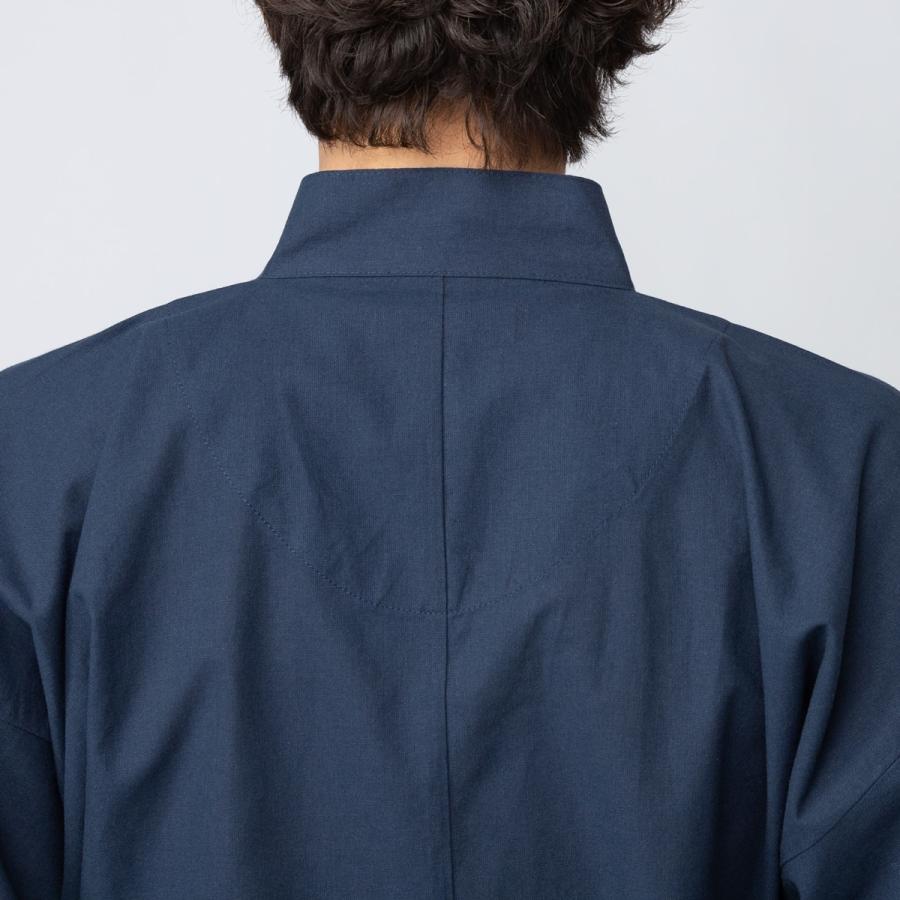 森博多織 作務衣 メンズ 綿100% もりおーる 上下セット 紳士用 薄手 M