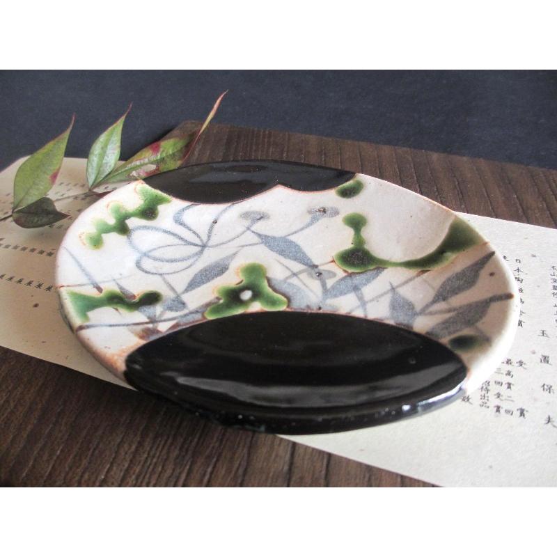 総織部　櫛目皿 ５枚組 総織部 櫛目皿 5枚組