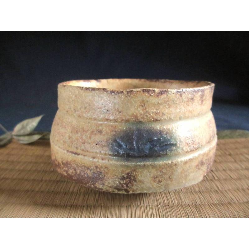 抹茶茶碗 黄瀬戸 山柿 茶碗 浜田純理 露人 HA-104 : 織部の器 千瓢