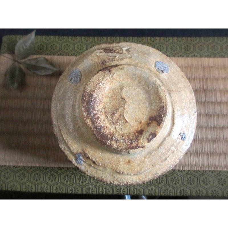 抹茶茶碗 黄瀬戸 山柿 茶碗 浜田純理 露人 HA-104 : 織部の器 千瓢
