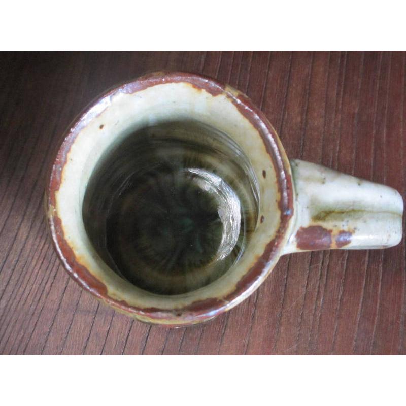 マグカップ ビードロ 粉引 マグカップ 浜田敦士 露人 HA-142の画像