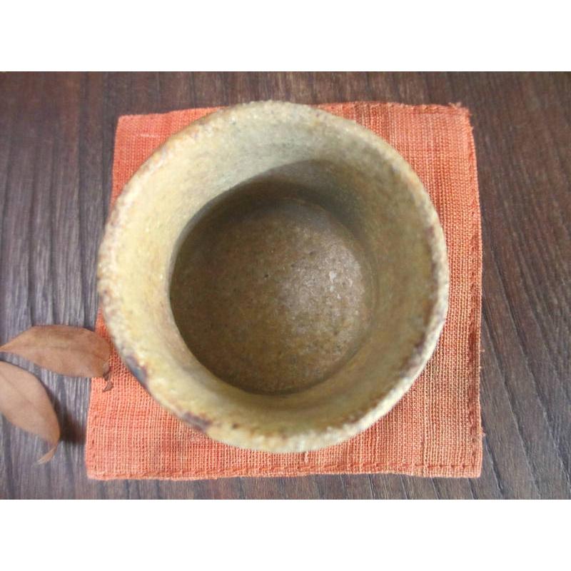 酒器 ぐい呑み 黄瀬戸 ぐい呑 浜田純理 HA-363の画像