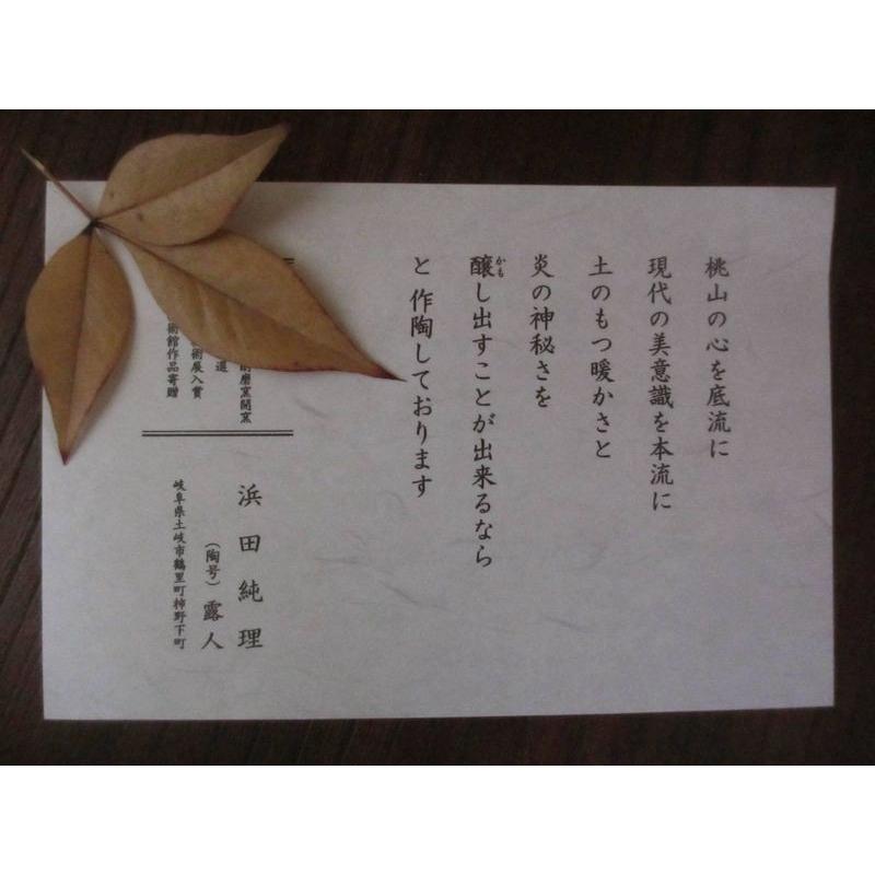 湯呑み 黄瀬戸 山柿 湯呑 浜田純理作 (露人) HA-46 : 織部の器 湯呑み 黄瀬戸 山柿 湯呑 浜田純理作 (露人) HA-46 : 織部の器