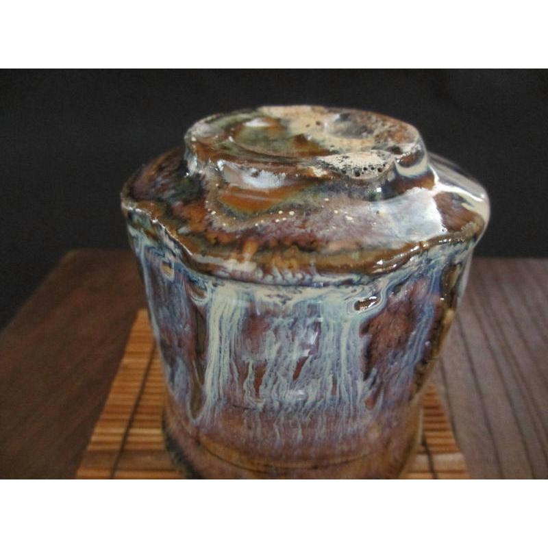 湯呑み 窯変 粉引 湯呑 (共箱) 浜田敦士 HAA-036の画像
