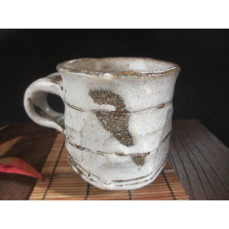 マグカップ 窯変 粉引 マグカップ (貼箱) 浜田敦士 HAA-042の画像