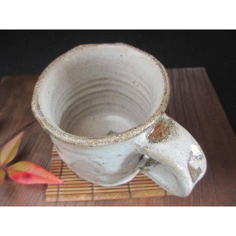 マグカップ 窯変 粉引 マグカップ (貼箱) 浜田敦士 HAA-042の画像