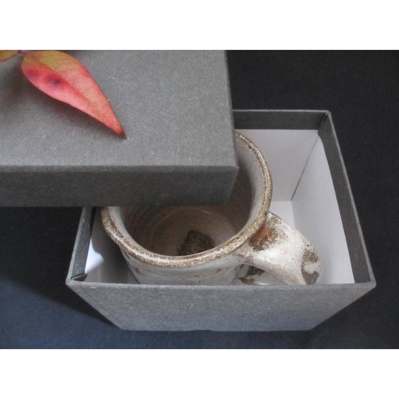 マグカップ 窯変 粉引 マグカップ (貼箱) 浜田敦士 HAA-042の画像