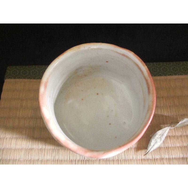 抹茶碗 志野 橋姫紋 茶碗 源九郎窯・加藤健 KA-105の画像