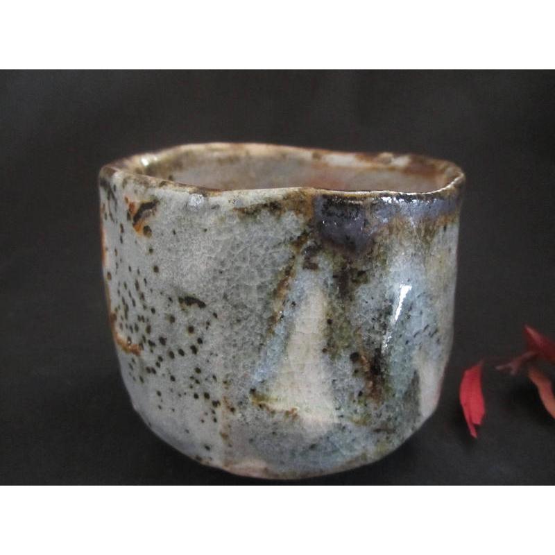 茶碗 灰被 鼠志野 茶碗 （共箱） 源九郎窯 加藤健 KA-109の画像