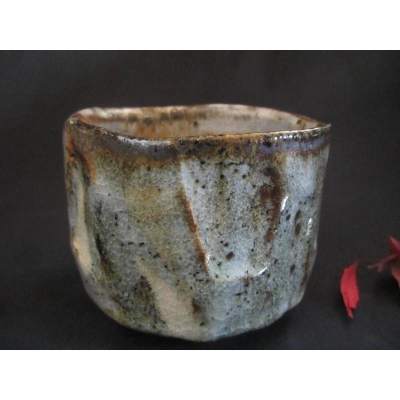 茶碗 灰被 鼠志野 茶碗 （共箱） 源九郎窯 加藤健 KA-109の画像