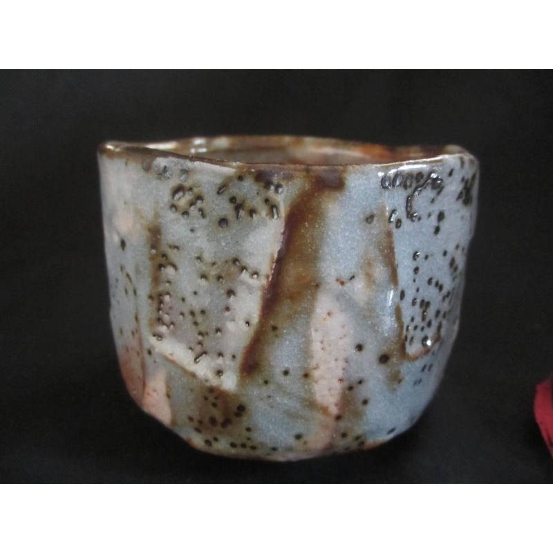 茶碗 灰被 鼠志野 茶碗 （共箱） 源九郎窯 加藤健 KA-109の画像