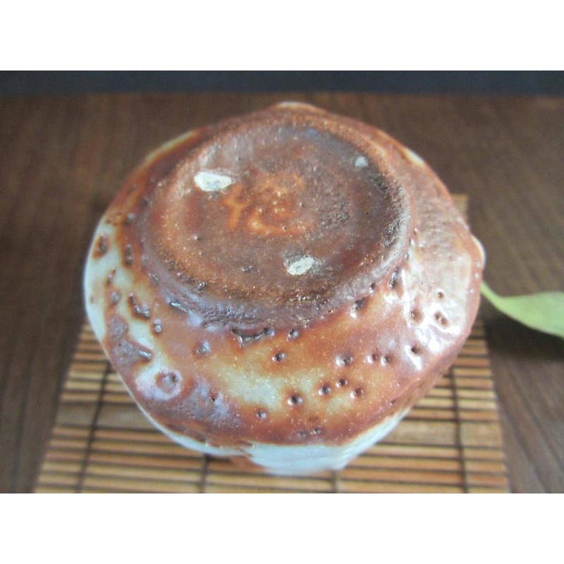 ぐい呑み 赤志野 波紋 ぐい呑 （共箱） 源九郎窯 加藤健 KA-127の画像