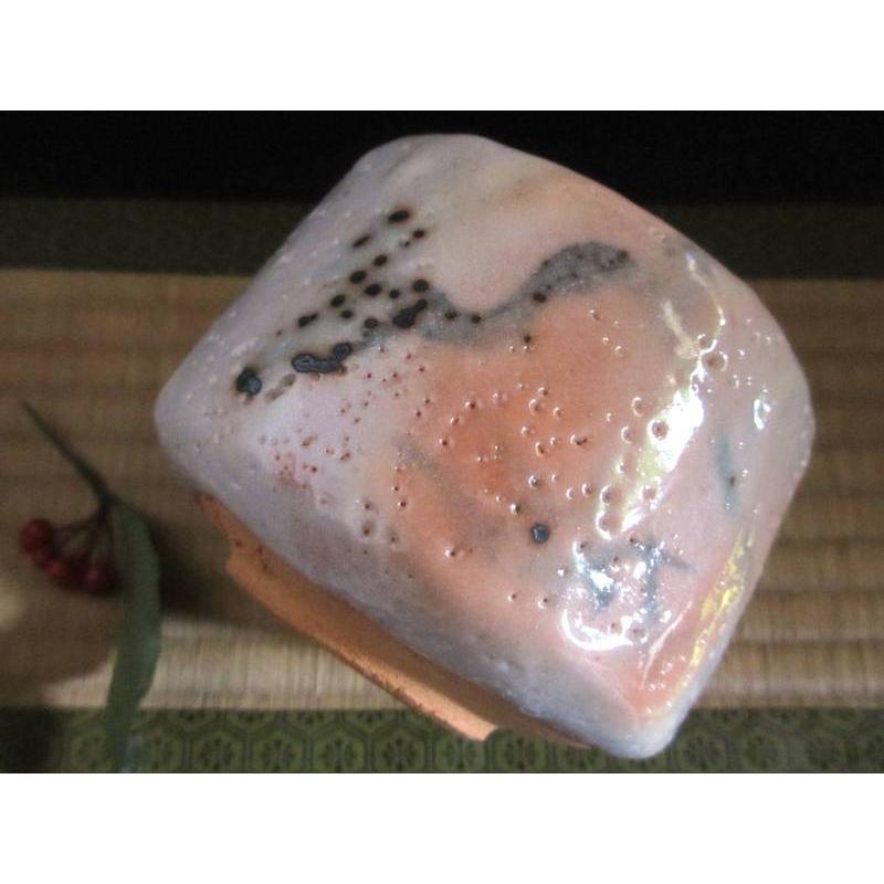 抹茶碗 志野 茶碗（共箱）源九郎窯 加藤健 KA-189 : 織部の器 千瓢