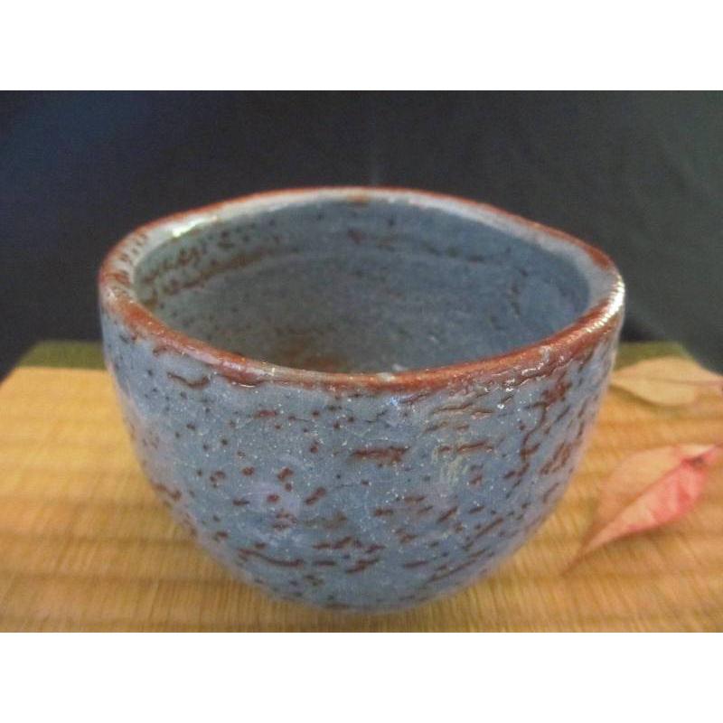 抹茶碗 鼠志野 茶碗 (椿) 源九郎窯・加藤健 KA-213の画像