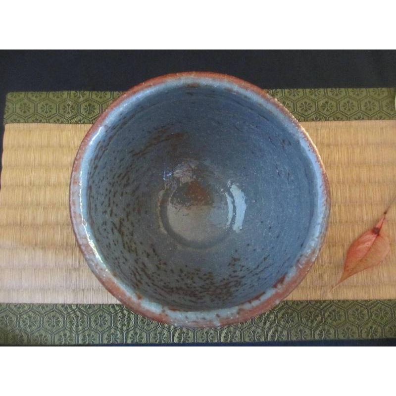 抹茶碗 鼠志野 茶碗 (椿) 源九郎窯・加藤健 KA-213の画像