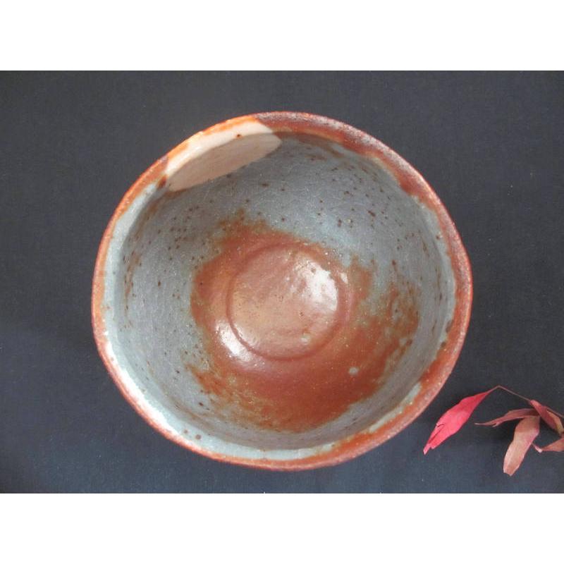 抹茶碗 鼠志野 茶碗 (赤富士) 源九郎窯・加藤健 KA-214の画像