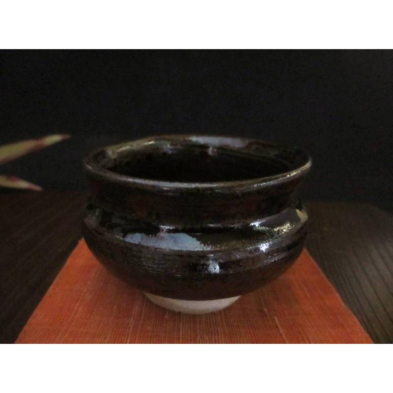 ぐい呑み 鉄釉 ぐい呑 玉樹窯 三宅紀保 MY-355の画像