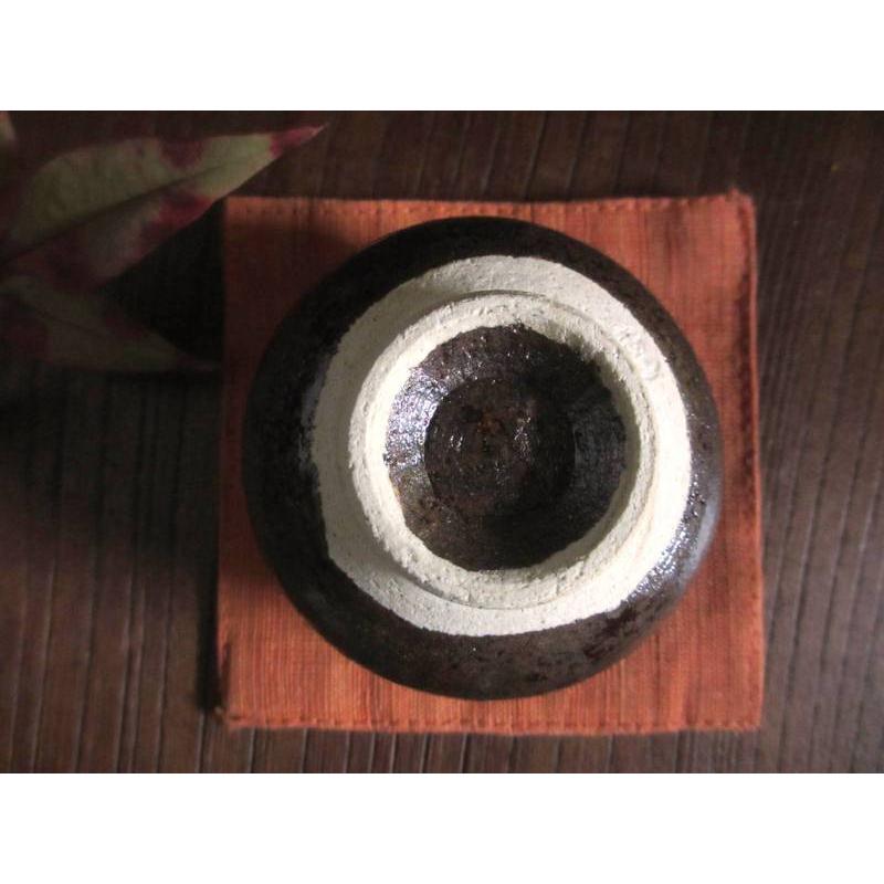 ぐい呑み 鉄釉 ぐい呑 玉樹窯 三宅紀保 MY-355の画像