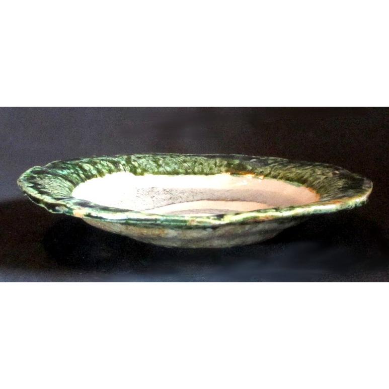 丸鉢 □ 陶芸作家・佐藤和次作/織部志野 渦巻文 六寸鉢 S-484 丸鉢 □ 陶芸作家・佐藤和次作/織部志野 渦巻文 六寸鉢 S-484