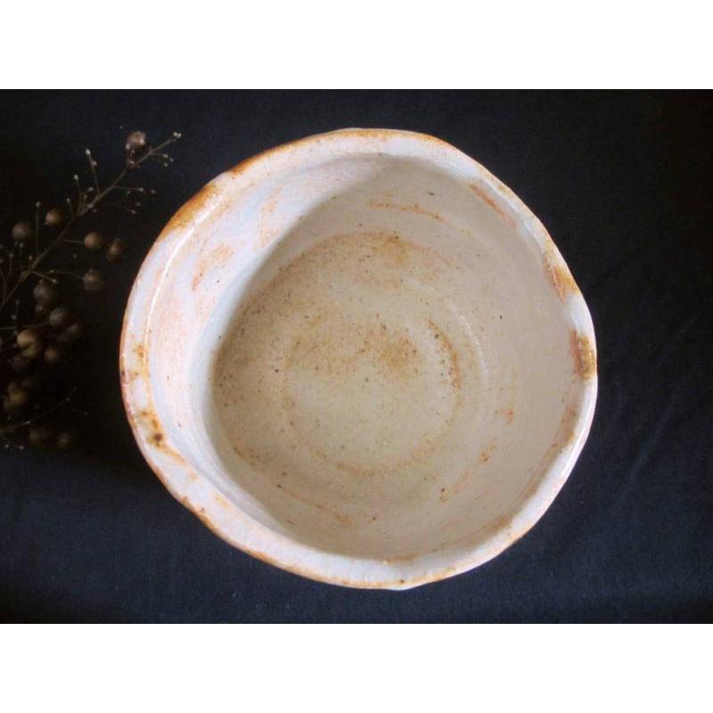 抹茶茶碗（志野） 美濃焼伝統工芸品協同組合 | 鼠志野抹茶茶碗