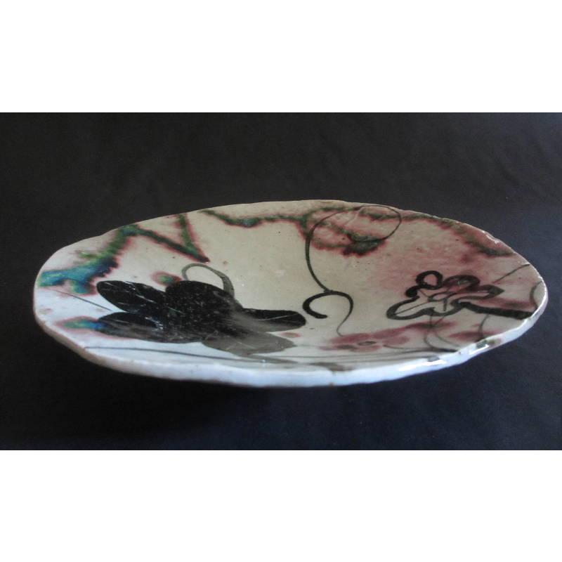 織部蟹文鉢(5個)(佐藤和次 作)