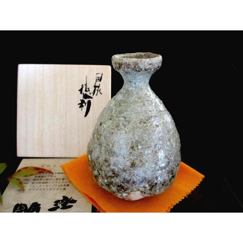 徳利 ■ 角田武之作 貝灰 徳利 (共箱) :TU-234:織部の器 千瓢 - 通販 - Yahoo!ショッピング