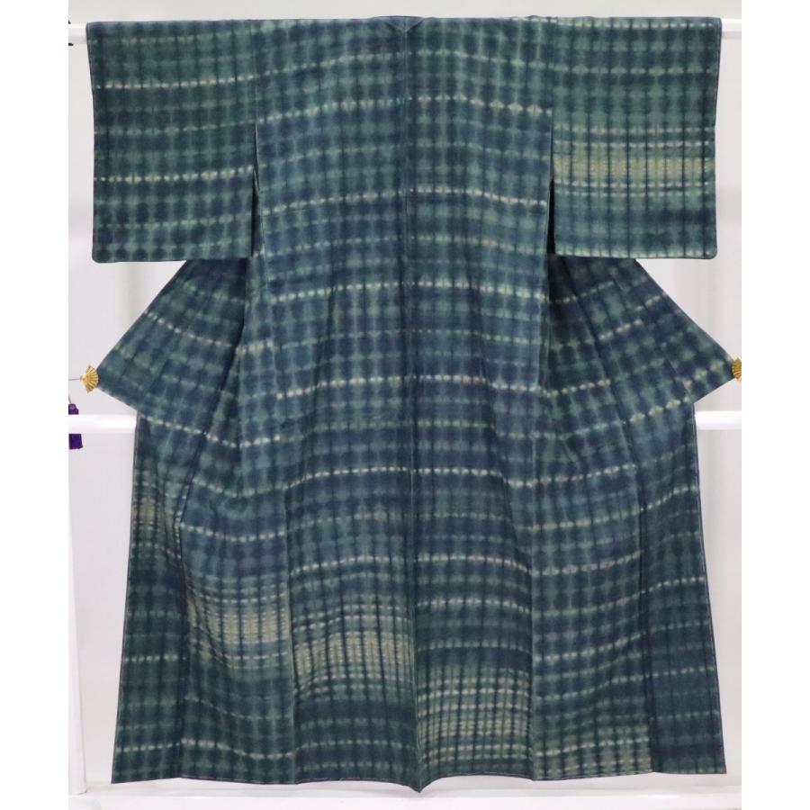 米沢紬　身丈160cm　裄64cm　伝統の草木染