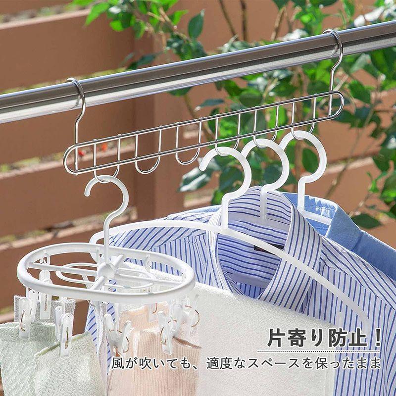 クラシッククラシック下村企販 ハンガー 6連 物干し 2本組 日本製