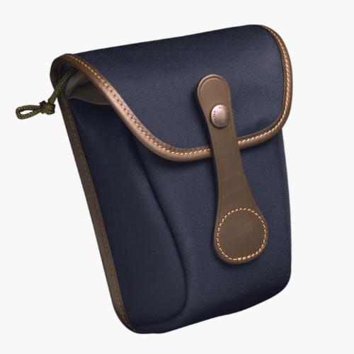 Billingham｜ビリンガム エンドポケット| Avea 8｜ネイビーキャンバス x チョコレートレザー